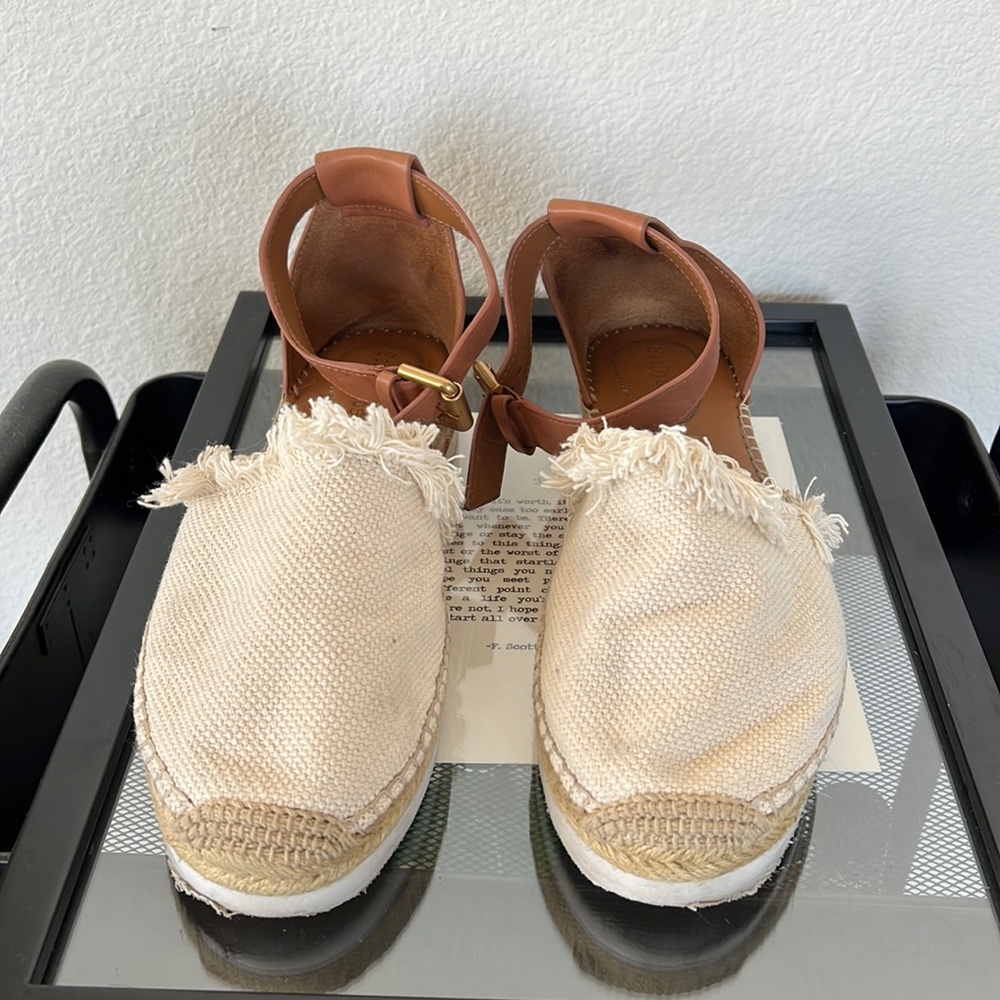 See by Chloè Espadrilles Sandals Size 10